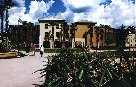 Dormitories, Academic Village right after construction